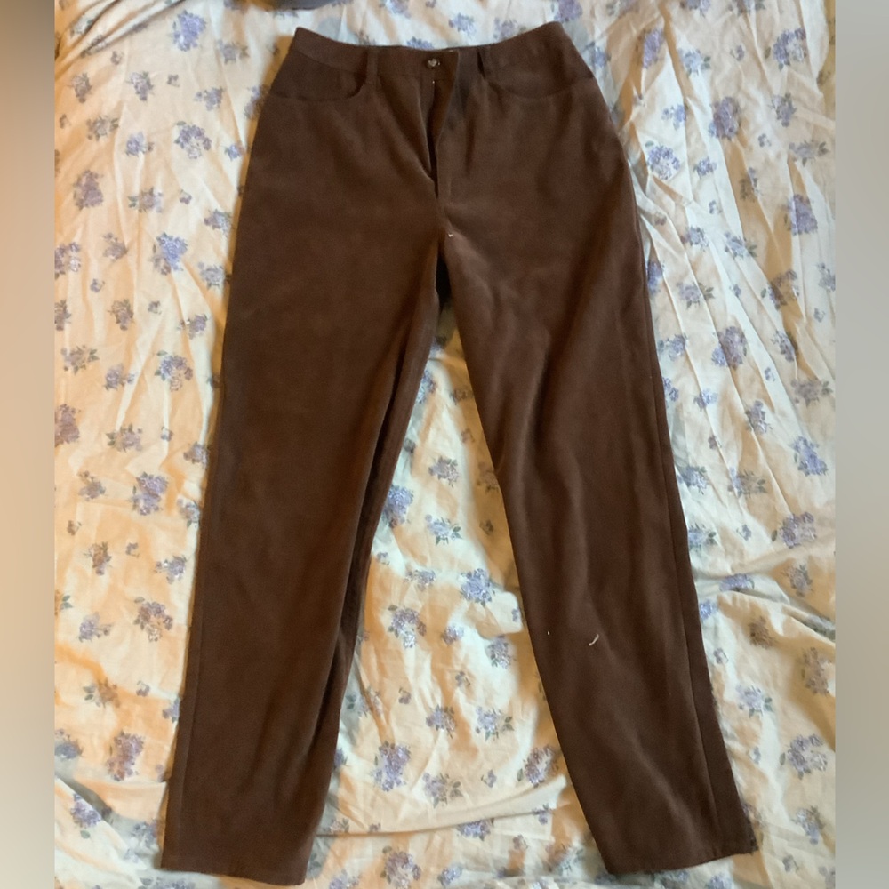Talbots brown stretch pants